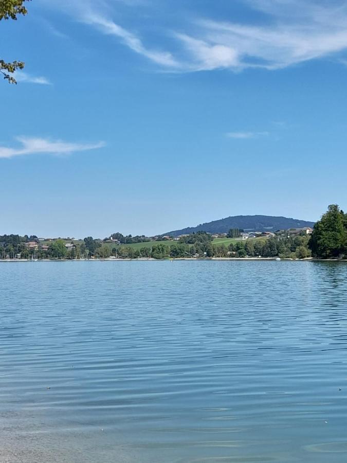 Mobilheim Chalet Bei Georg Seekirchen am Wallersee Buitenkant foto